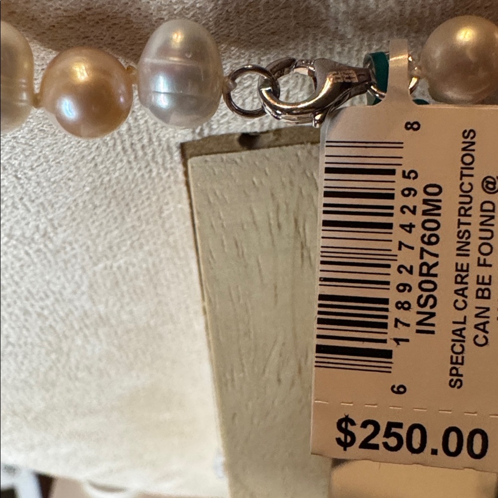 EFFY Cultured Freshwater Pearl Necklace NWT - Picture 6 of 7